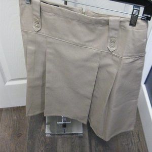 COPY - Lands' End School Uniform Girls TOK Tab Front Skirt, Khaki, NWT